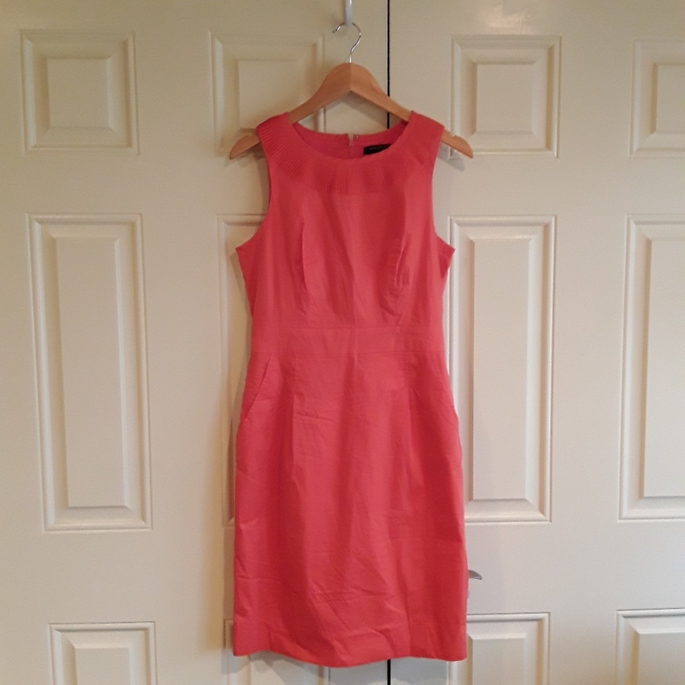 Bright Orange Banana Republic Dress NWT